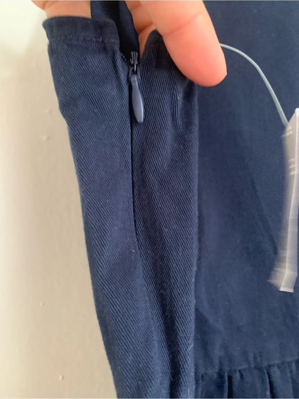 GAP Girls' Navy Sleeveless Cotton Dress